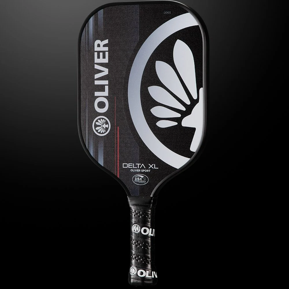 Pickleball Paddle Delta XL by OLIVER- Racket Pioneer since 1938. USPA Approved for beginners and advanced players with carbon fiber system.